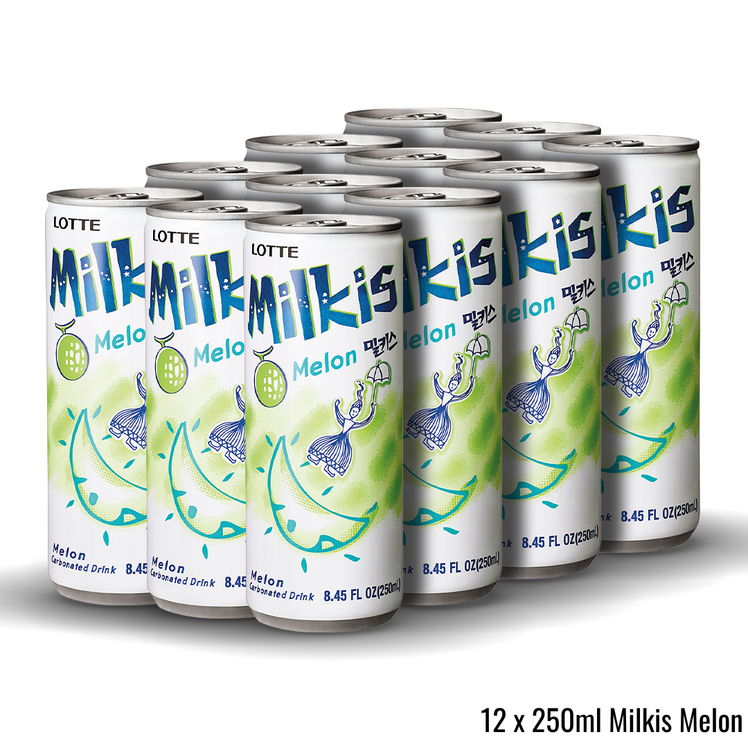 12 Pack of Milkis Melon Flavour