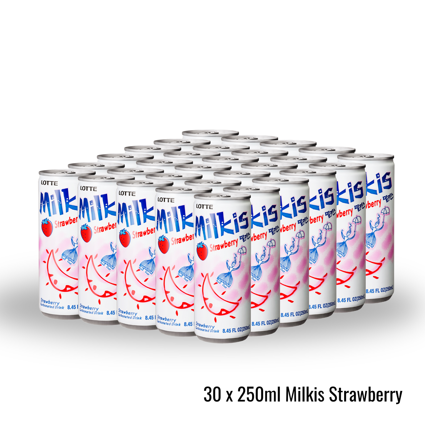 30 Pack of Milkis Strawberry Flavour