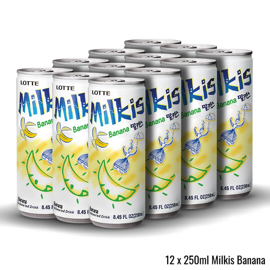 12 Pack of Milkis Banana Flavour